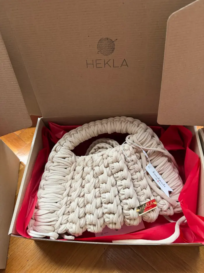 Emma kukičana torbica za rame - Hekla
