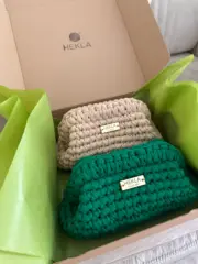 Tessa Classic kukičana clutch torbica - Hekla