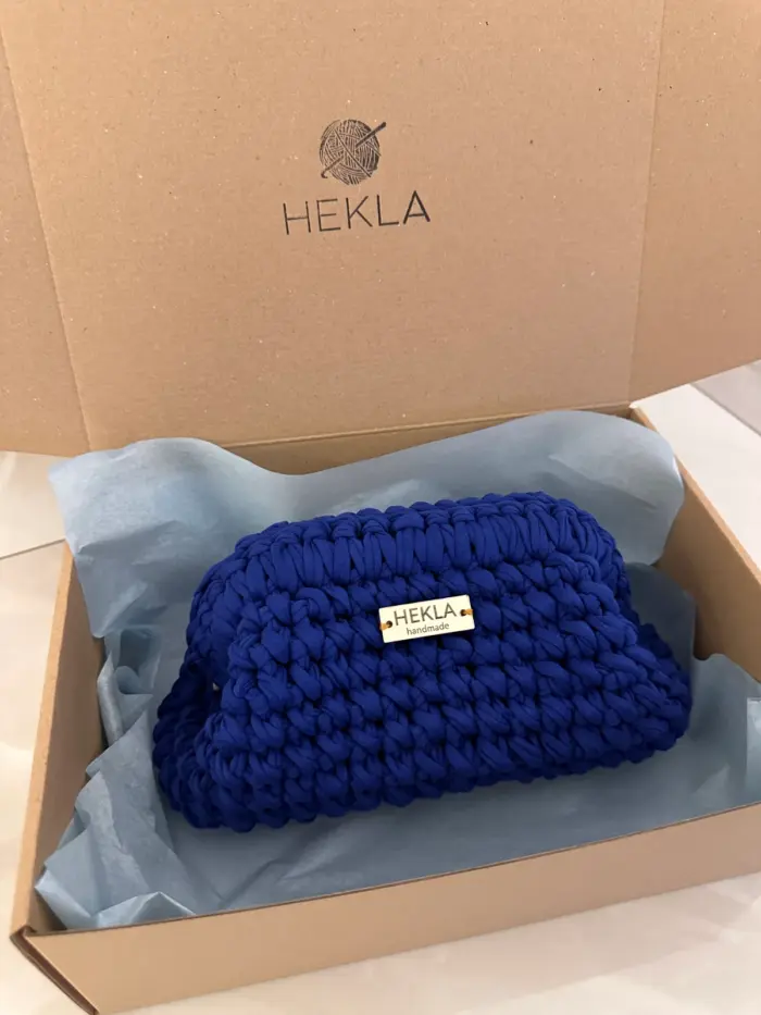 Tessa Classic kukičana clutch torbica - Hekla
