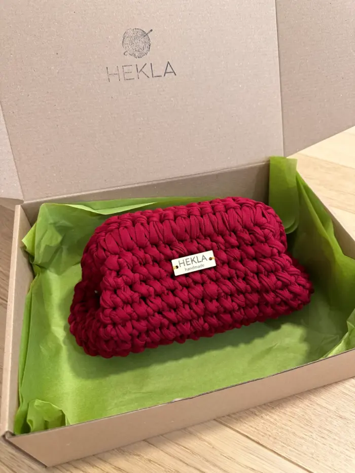 Tessa Classic kukičana clutch torbica - Hekla