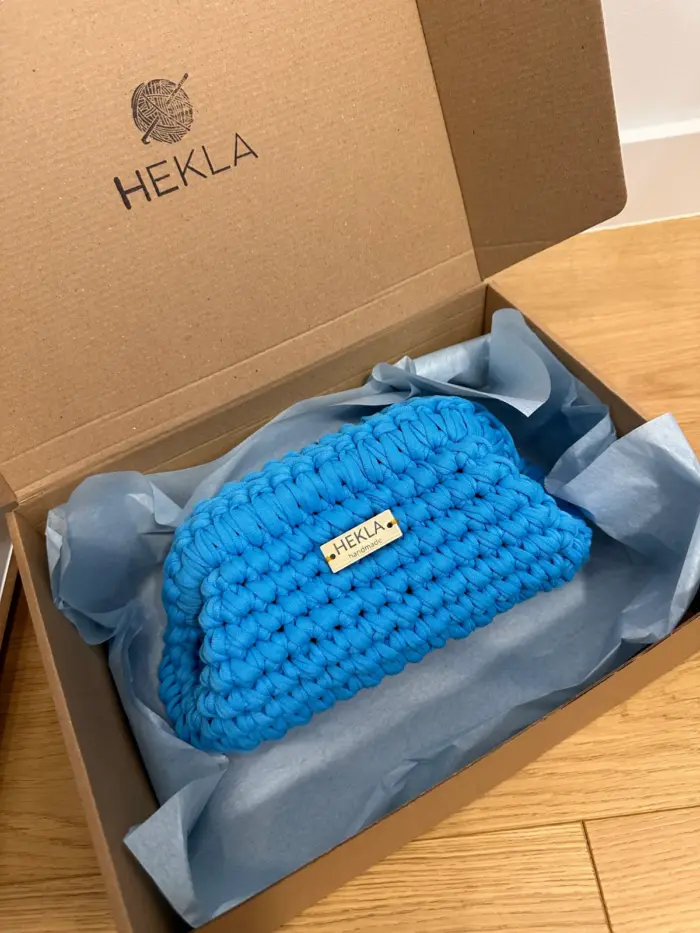 Tessa Classic kukičana clutch torbica - Hekla