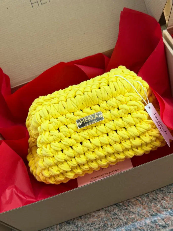 Tessa Classic kukičana clutch torbica - Hekla