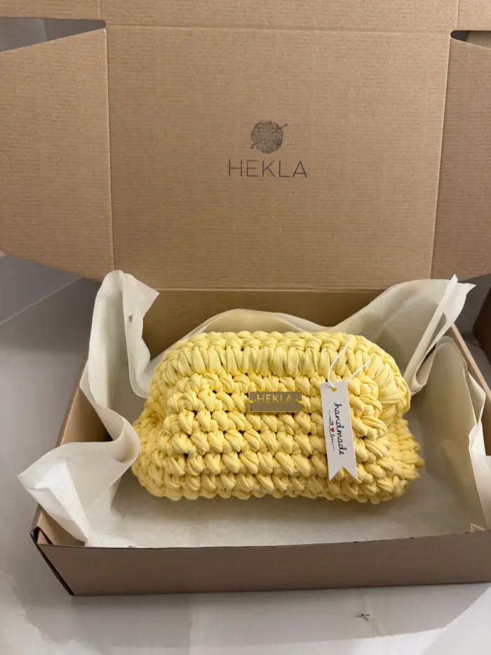Tessa Classic kukičana clutch torbica - Hekla