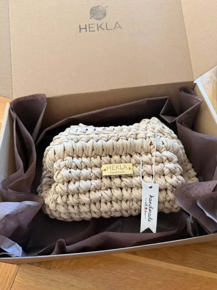 Tessa Classic kukičana clutch torbica - Hekla